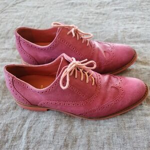 Cole Haan Elisa Bright Pink Size 8.5 Suede
